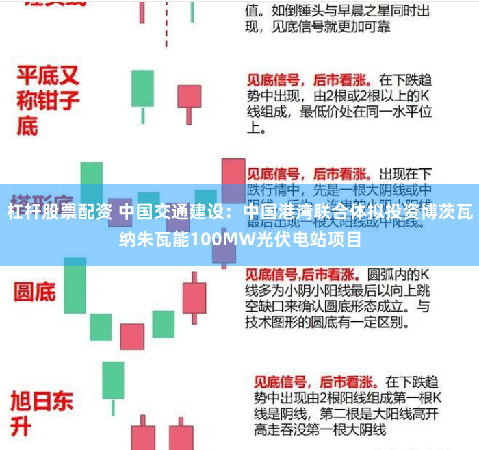杠杆股票配资 中国交通建设：中国港湾联合体拟投资博茨瓦纳朱瓦能100MW光伏电站项目