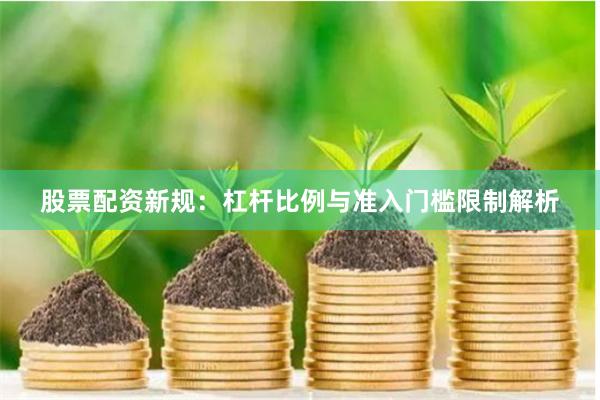 股票配资新规：杠杆比例与准入门槛限制解析